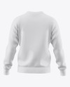 Men's Raglan Sweatshirt Mockup - Back View