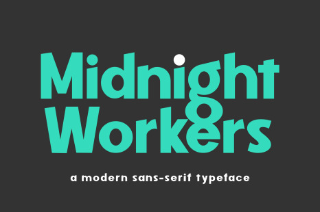 Midnight Workers - Fonts