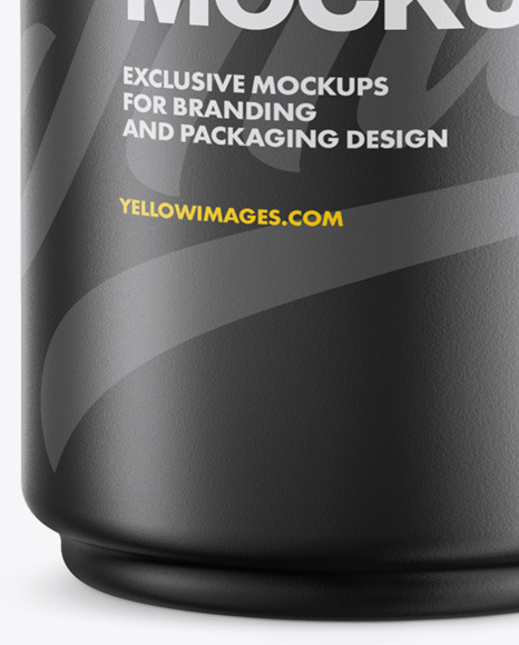 Matte Plastic Bottle Mockup