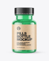 Colored Pills Bottle Mockup