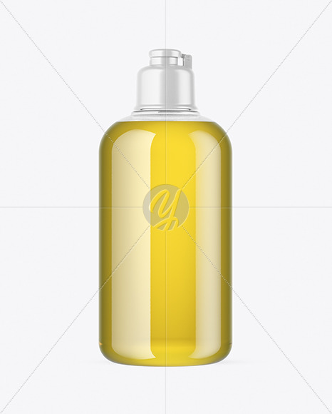 300ml Cosmetic Bottle with Oil Mockup