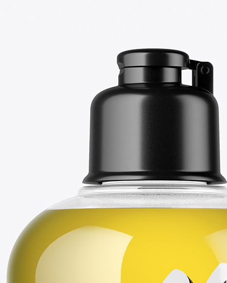 300ml Cosmetic Bottle with Oil Mockup