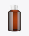 120ml Amber Cosmetic Bottle Mockup