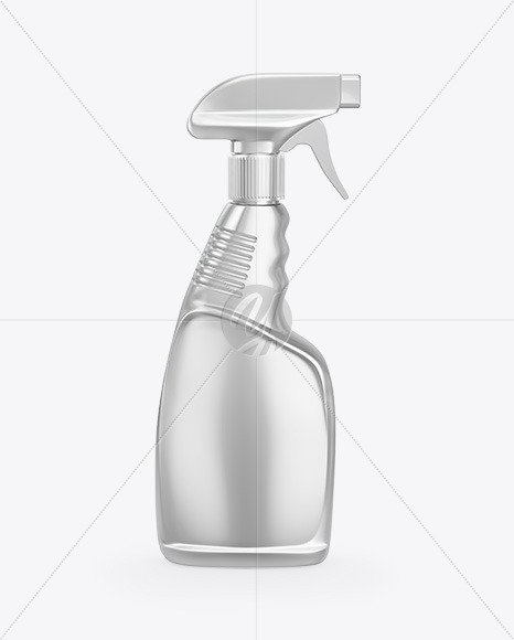 Metallized Spray Bottle Mockup