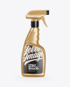 Metallized Spray Bottle Mockup