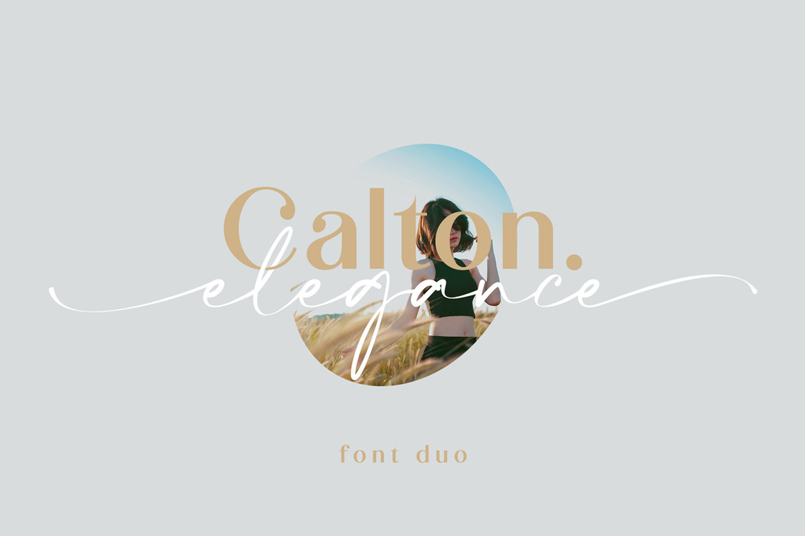 Calton Elegance - Font Duo Calton Elegance - Font Duo