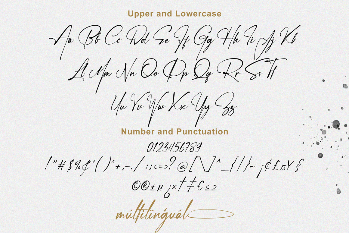 Janelotus - Signature Font