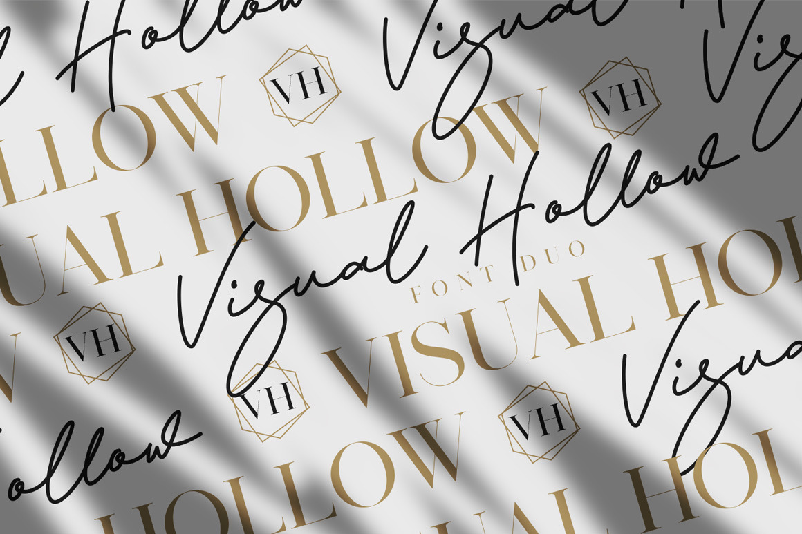 Visual Hollow - Font Trio Visual Hollow - Font Trio