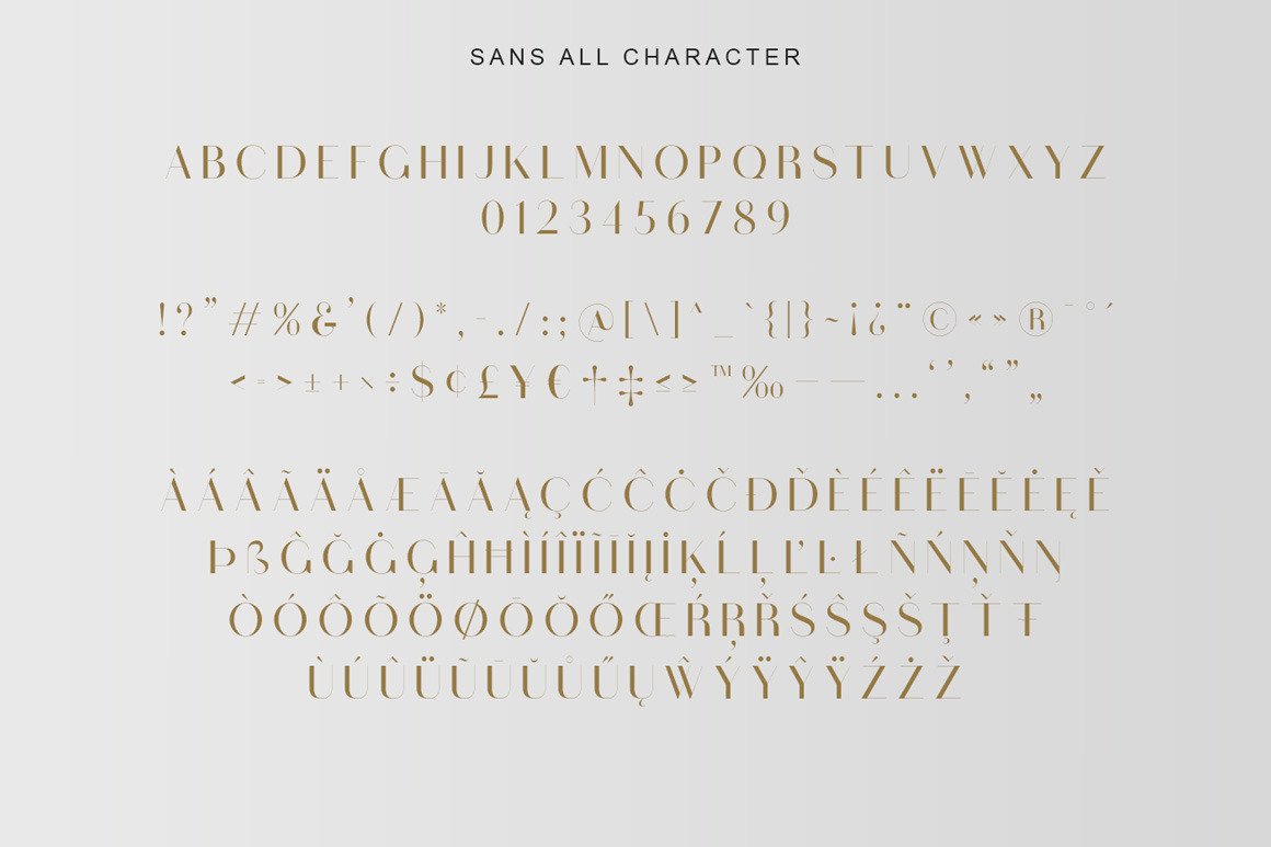 Visual Hollow - Font Trio Visual Hollow - Font Trio