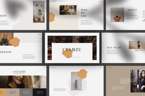 Cvamzu Powerpoint Template - Folkindie