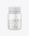 Clear Pills Bottle Mockup