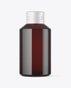 120ml Dark Amber Cosmetic Bottle Mockup