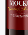 Clear Glass Red Wine Bottle Mockup