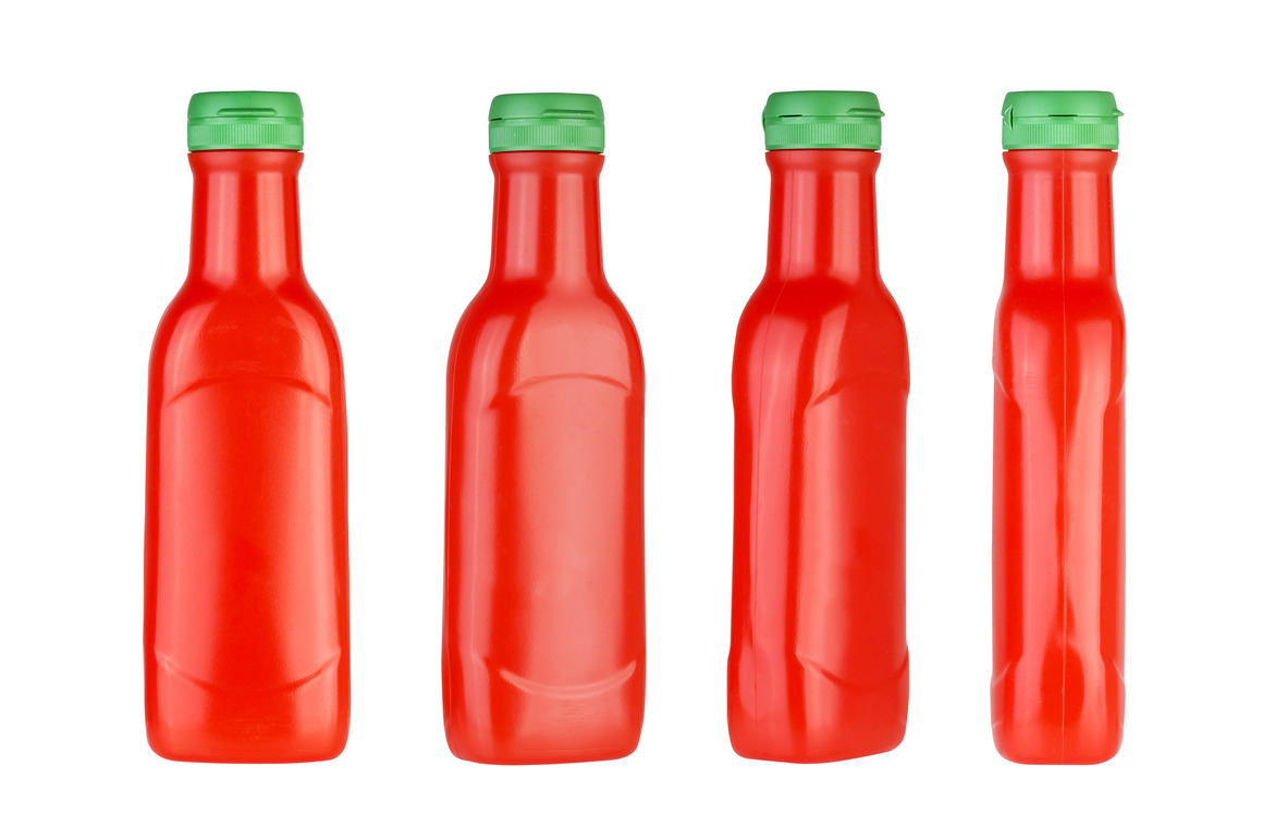 Tomato ketchup isolated on white background Tomato ketchup isolated on white background