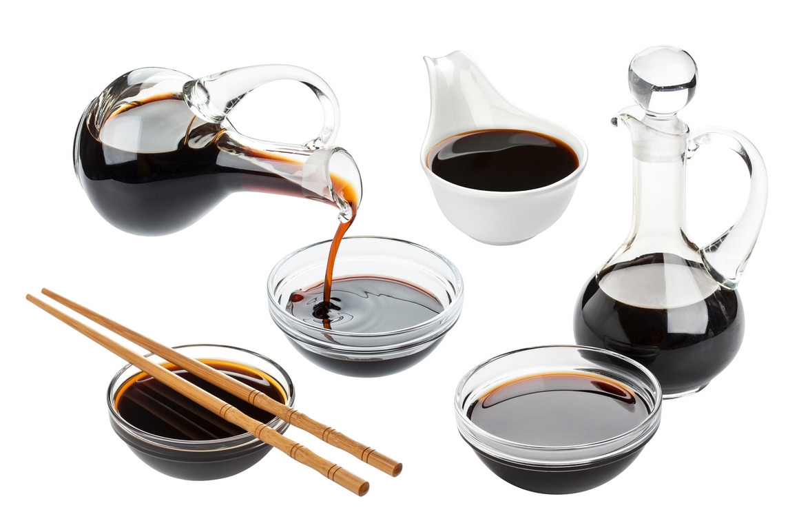 Soy sauce isolated on white background Soy sauce isolated on white background