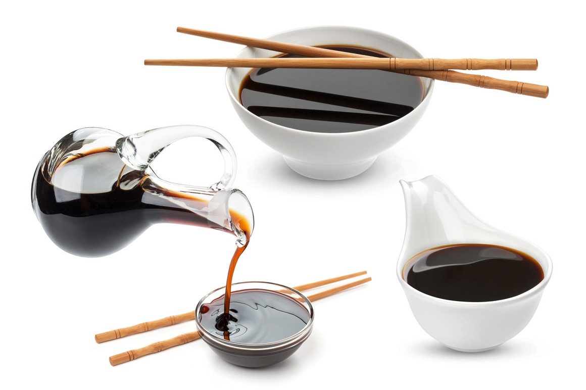 Soy sauce isolated on white background Soy sauce isolated on white background