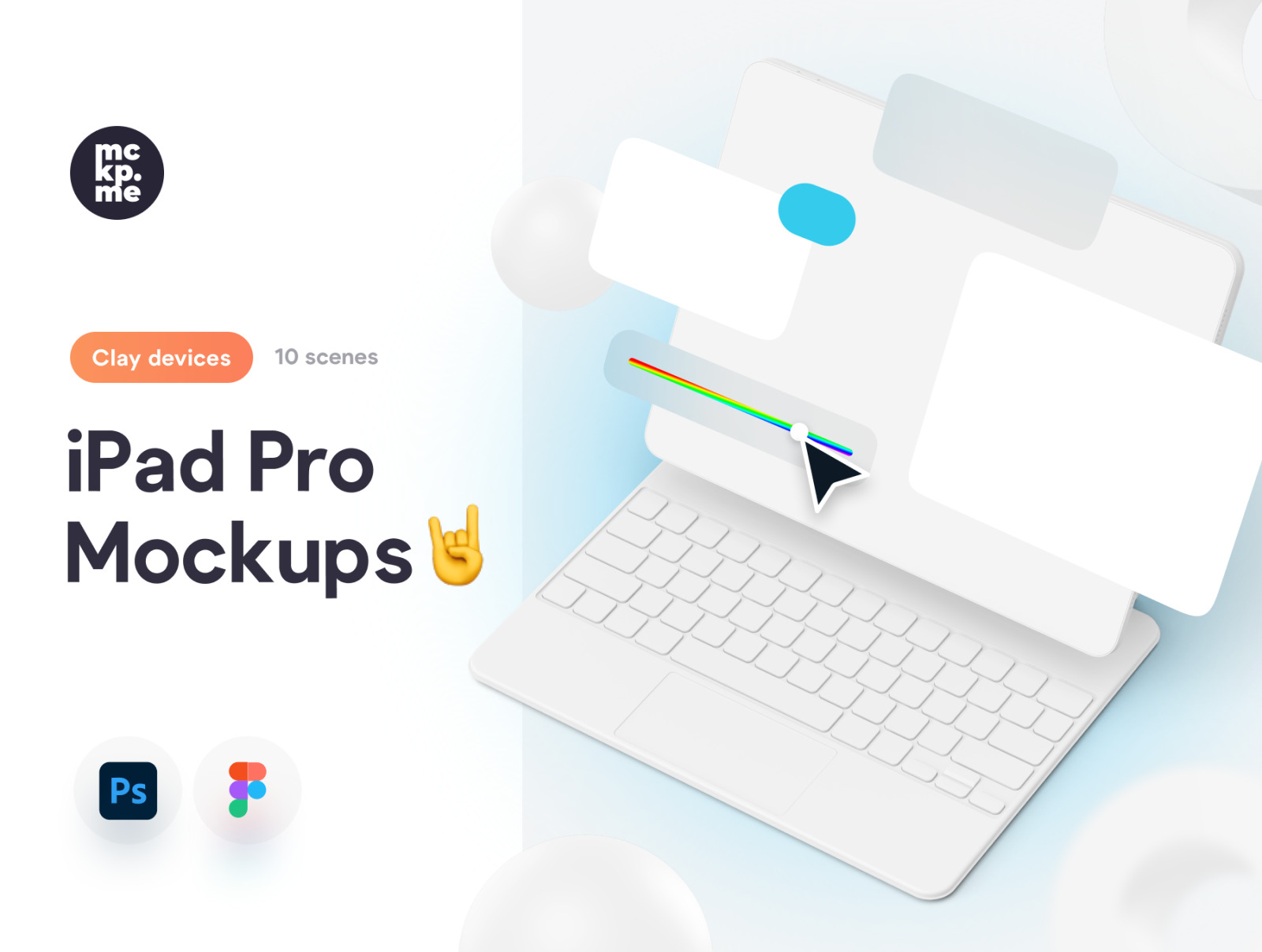 iPad Pro Clay Mockups iPad Pro Clay Mockups