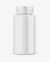 Glossy Pills Bottle Mockup