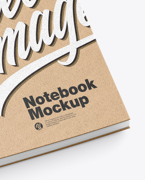 Kraft Notebook Mockup