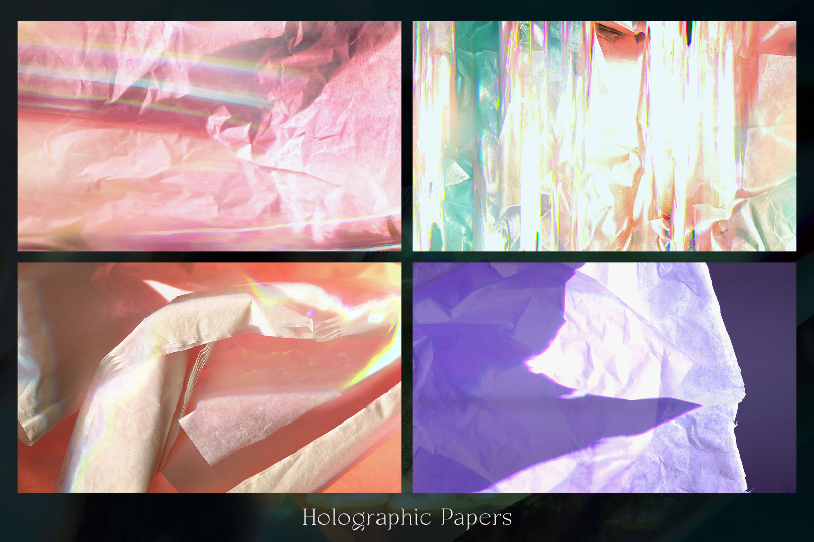 Holographic Papers Textures