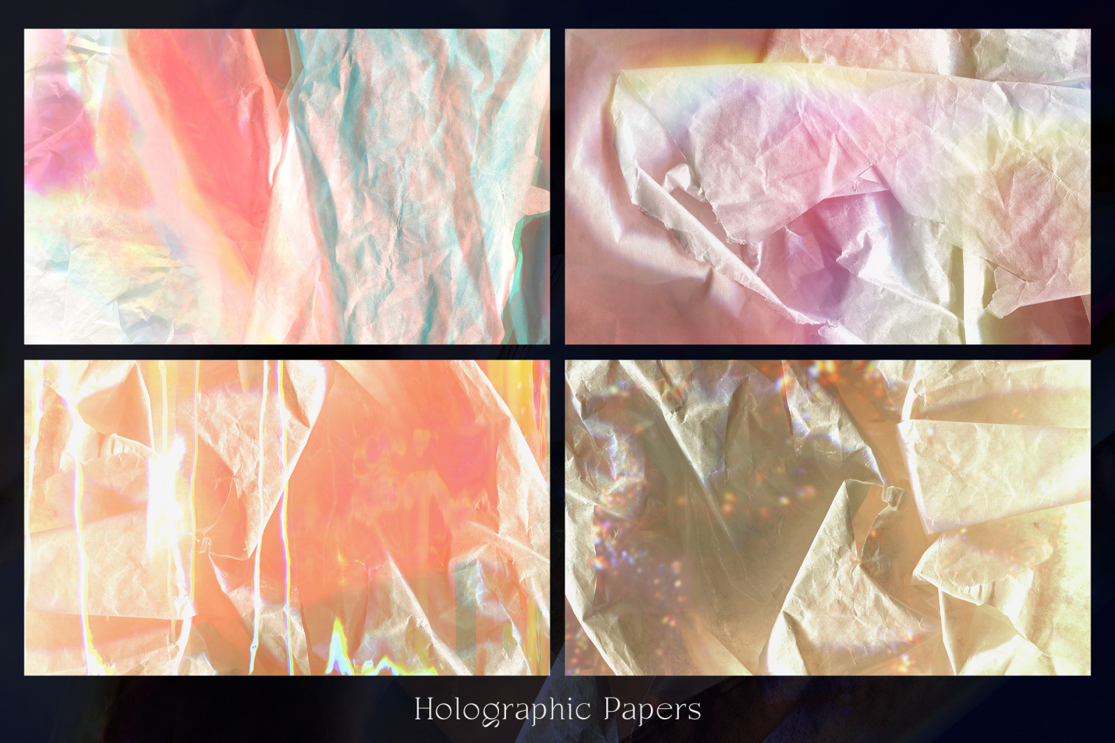 Holographic Papers Textures