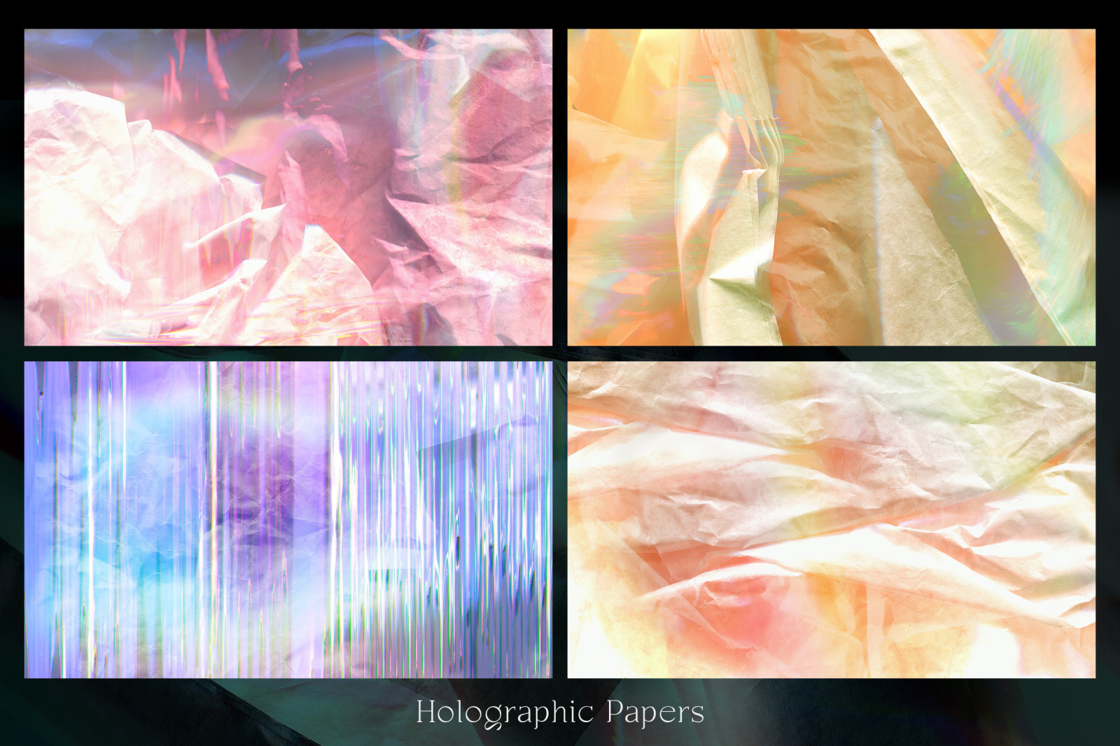 Holographic Papers Textures