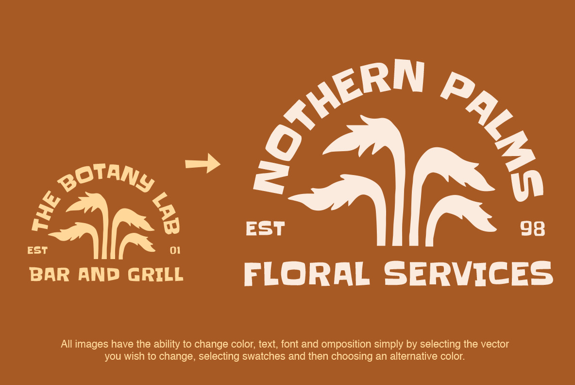 The Botany Lab Logo Templates The Botany Lab Logo Templates