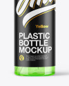 Colored Cosmetic Bottle with Pump Mockup Colored Cosmetic Bottle with Pump Mockup