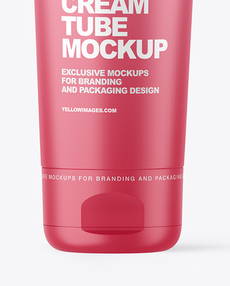 Matte Cosmetic Tube Mockup Matte Cosmetic Tube Mockup