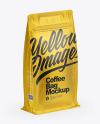 Metallic Matte Coffee Bag - Half Side View