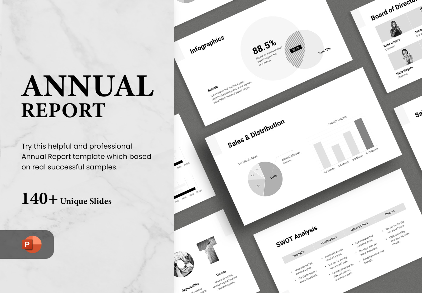 Annual Report - Smooth Animated PowerPoint Template