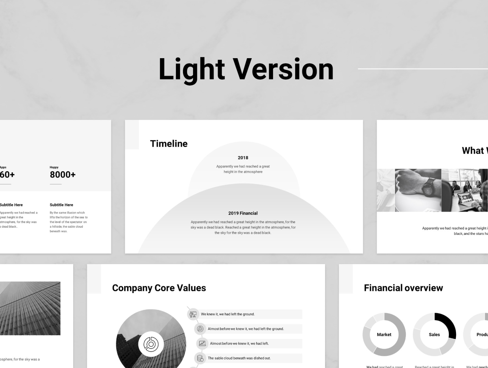 Annual Report - Smooth Animated PowerPoint Template