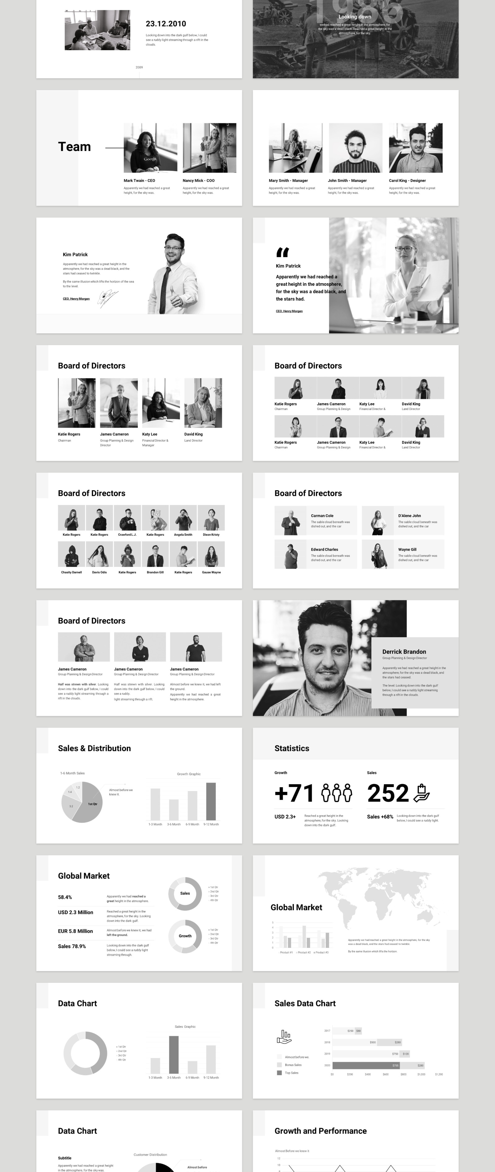 Annual Report - Smooth Animated Google Slides Template