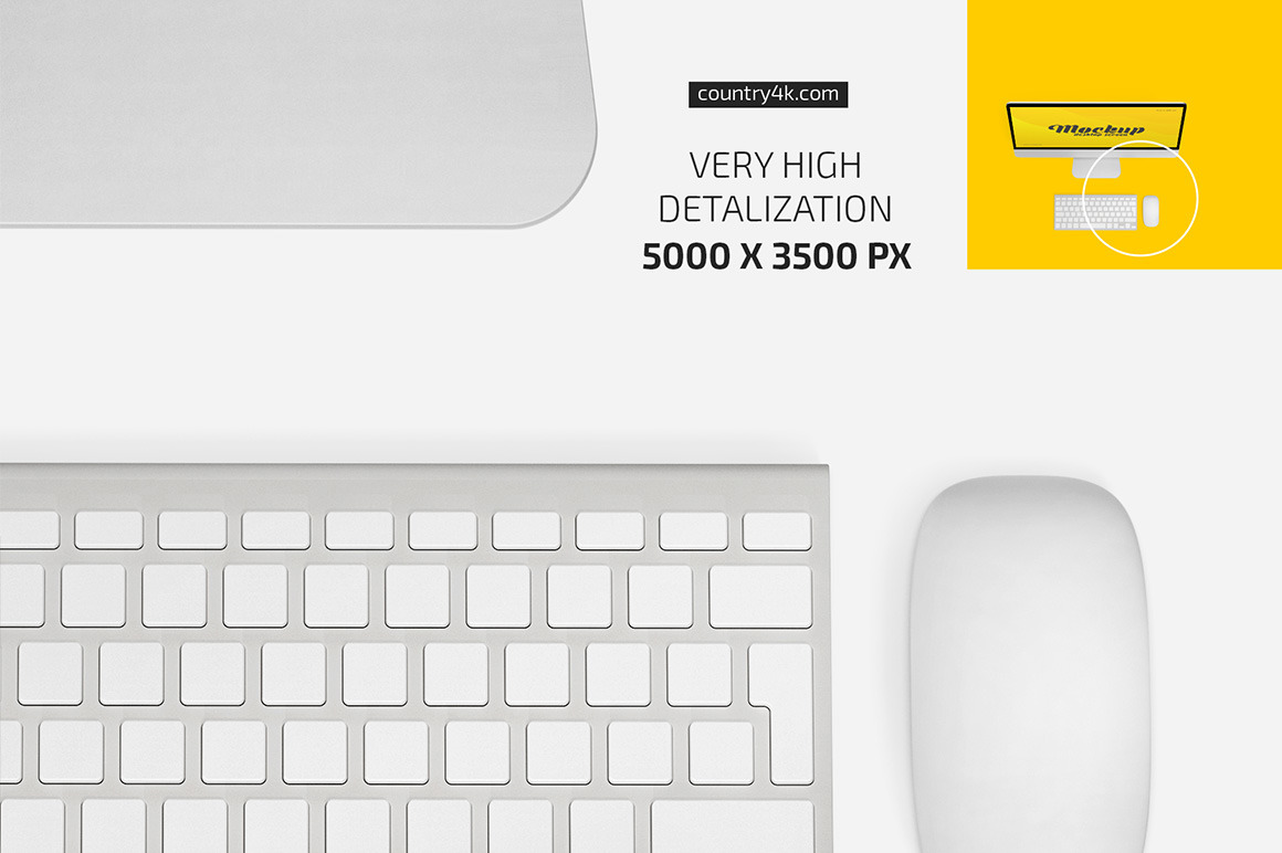 Desktop Screen Mockup Set Desktop Screen Mockup Set