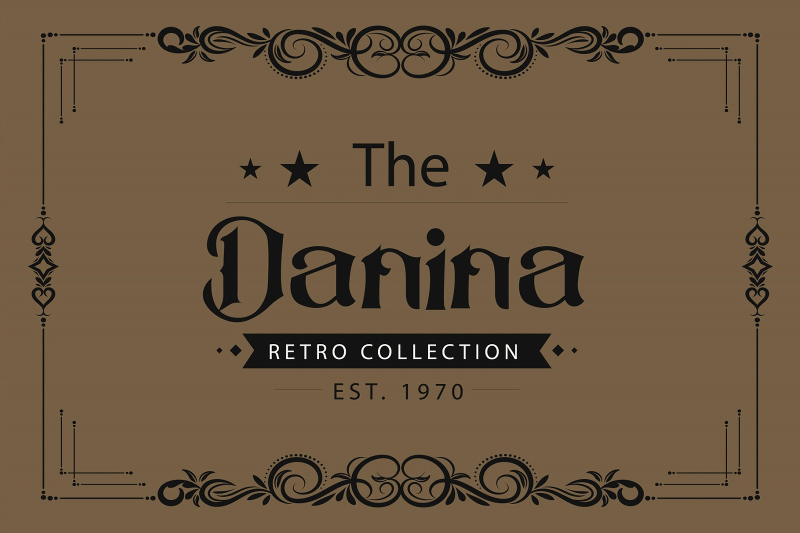 Bulgani Decorative font Bulgani Decorative font