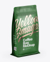 Matte Coffee Bag - Half Side View