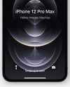 Apple iPhone 12 Pro Max Graphite Mockup