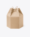 Kraft Paper Gift Box Mockup