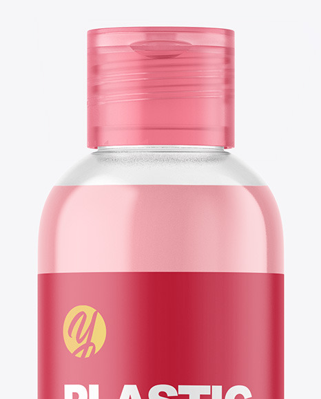 Clear Liquid Soap Bottle Mockup