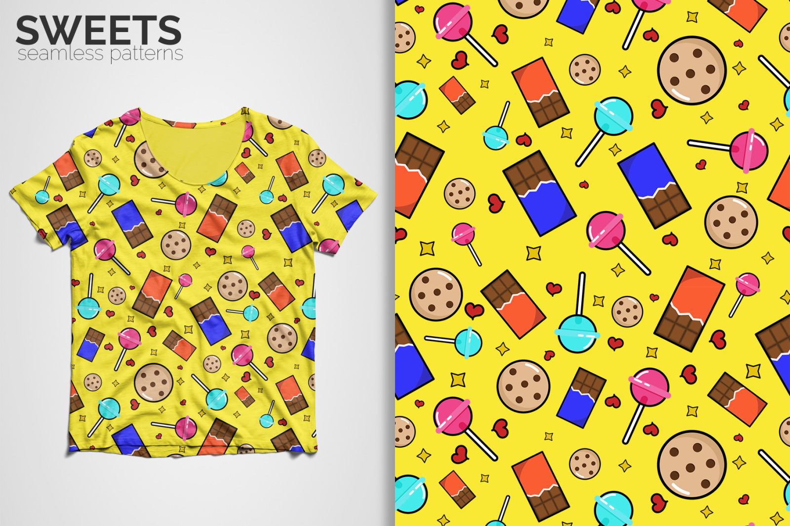 Sweets Seamless Patterns