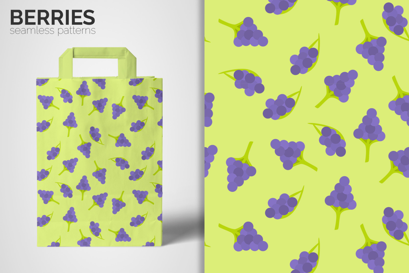 Berries Seamless Patterns