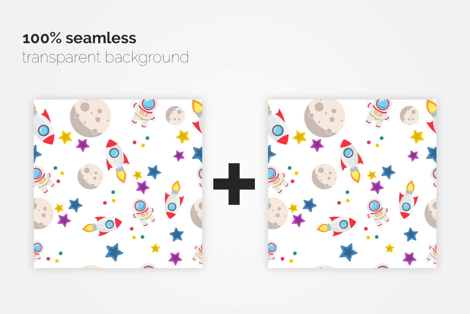 Space Seamless Patterns Space Seamless Patterns