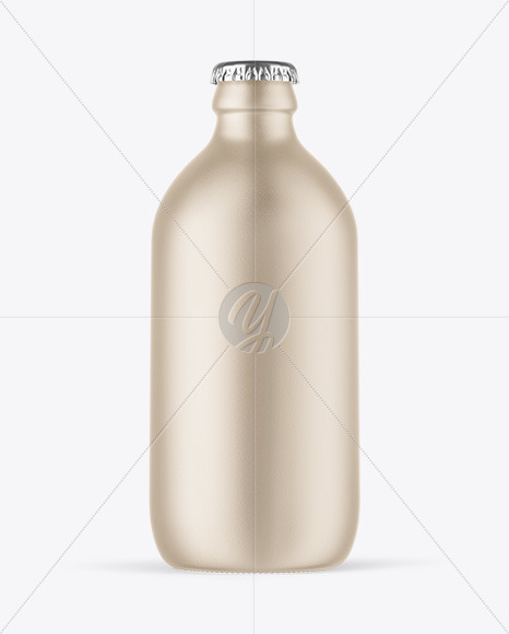 Ceramic Beer Bottle Mockup