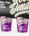 Matte Coffee Cup Carrier Mockup