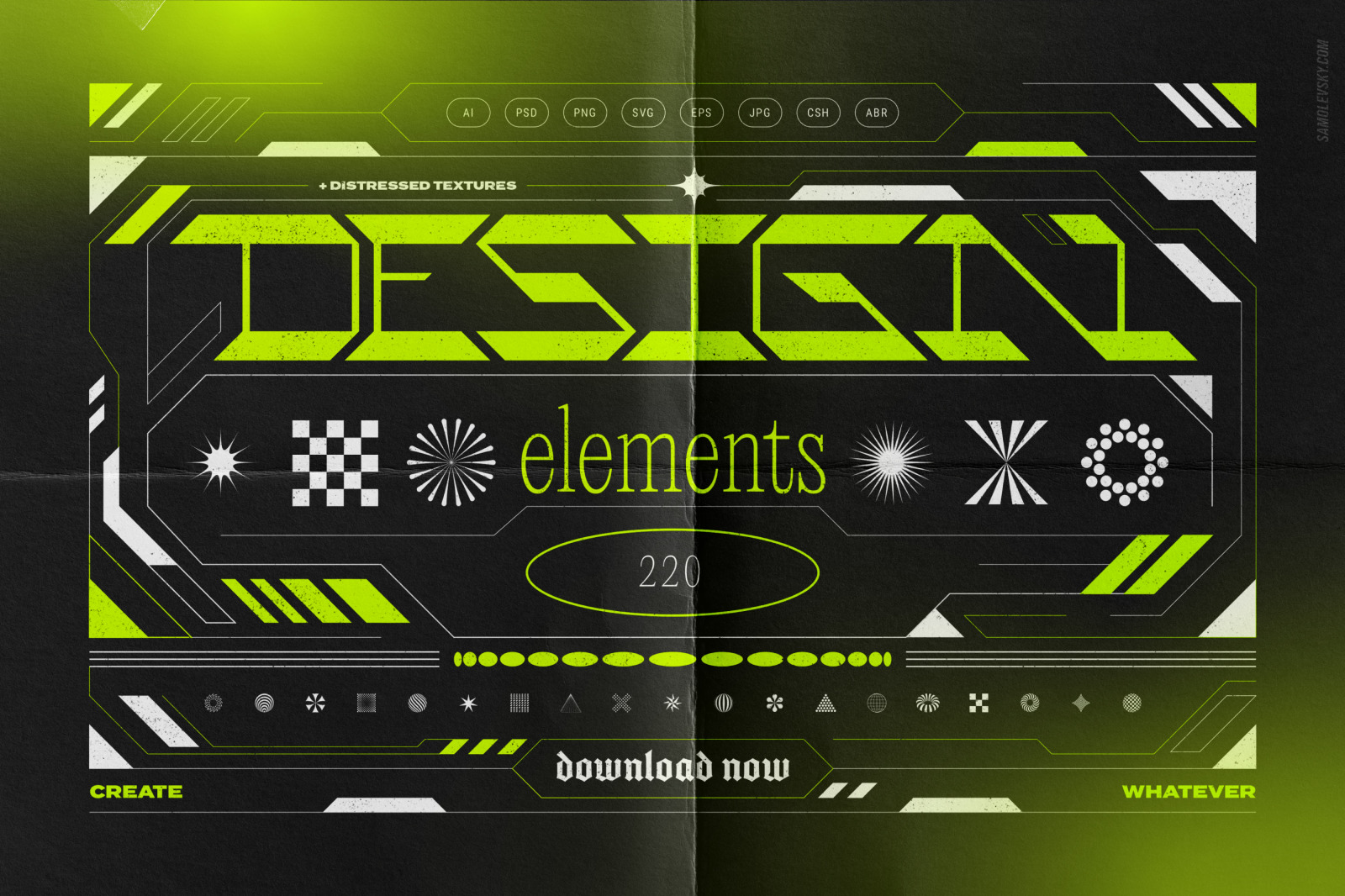 Abstract design elements collection