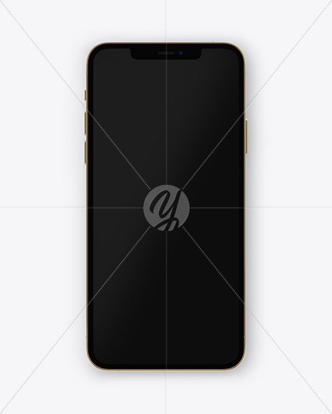 Apple iPhone 12 Pro Max Gold Mockup