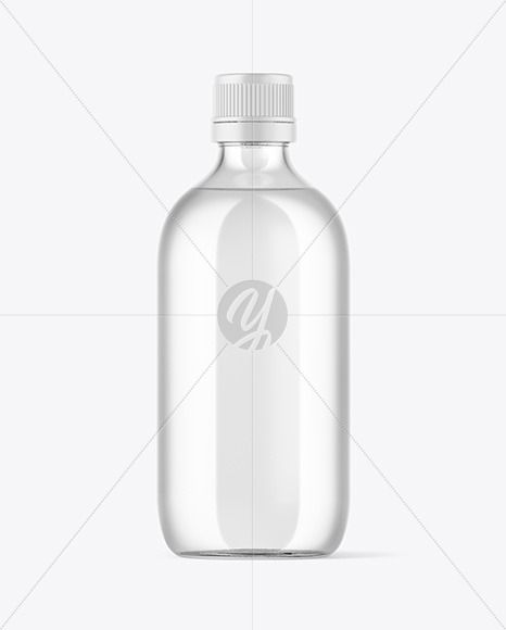 Clear Bottle Mockup