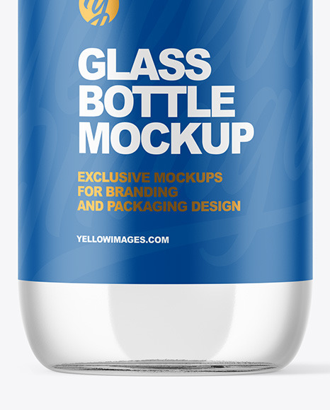 Clear Bottle Mockup