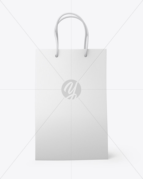 Leather Shopping Bag With Handles Mockup