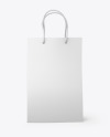 Leather Shopping Bag With Handles Mockup